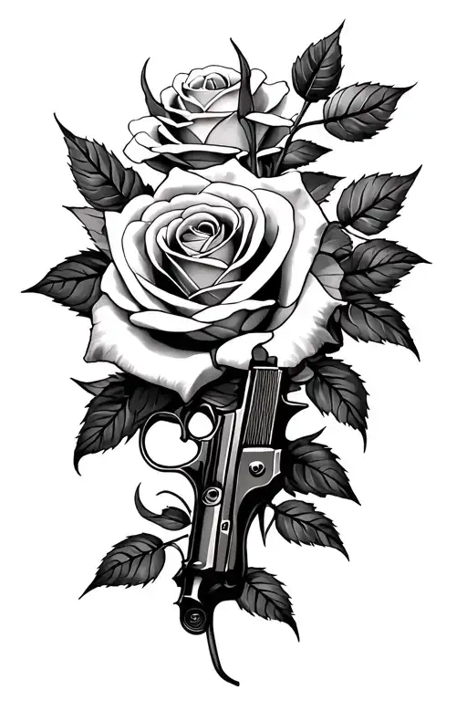 Roses With Pistol And Shade Thorns