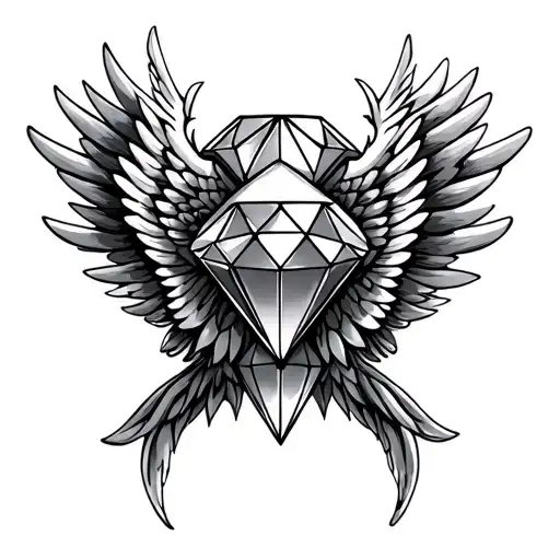 Diamond With Wings