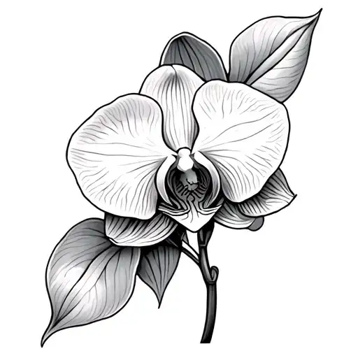 Orchid And Puzzle Piece