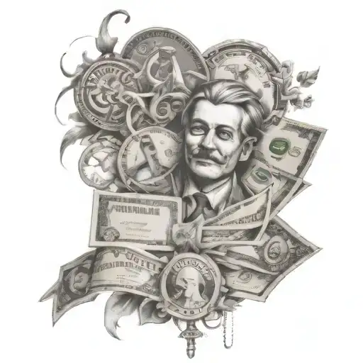 Money Street Life Glamourous Living Withe Words Dinero Fetish