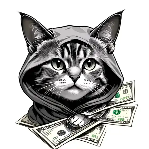 Hood Money Cat