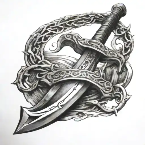 Hobbit Sword With Number 8 There