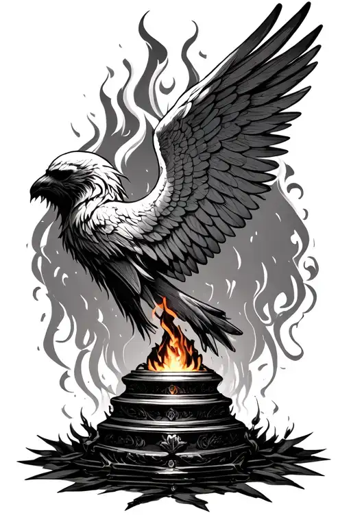 Winged Inscet Funeral Pyre Sleep Token