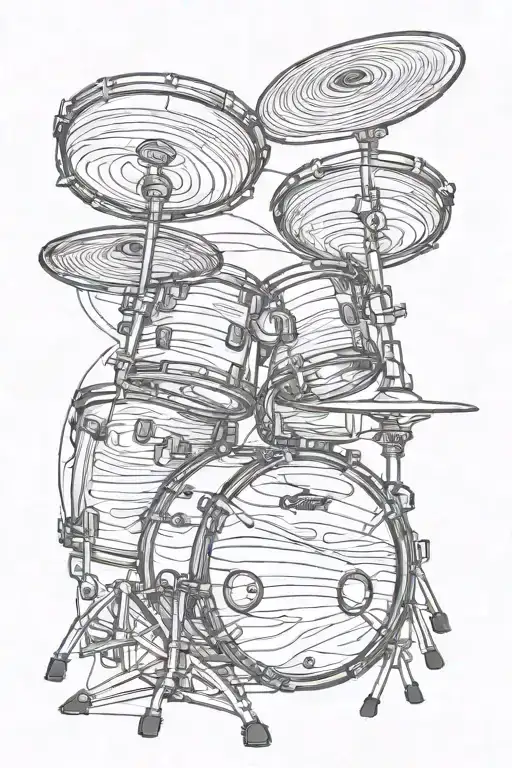 Drumset One Line