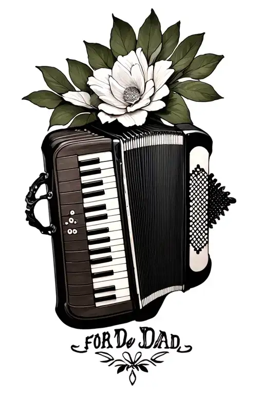 Accordian Memorial For Dad