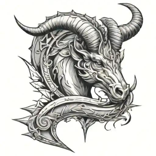 Capricorn With Tools