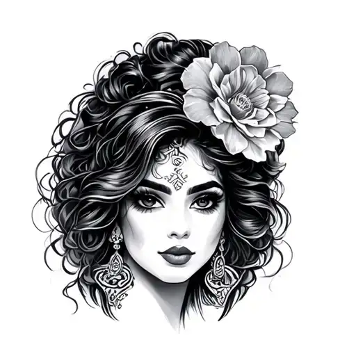 Chicano Girl Face