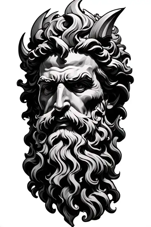 Greek God Hades Realism Style