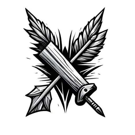 Simple Follow Your Arrow Outside Forearm