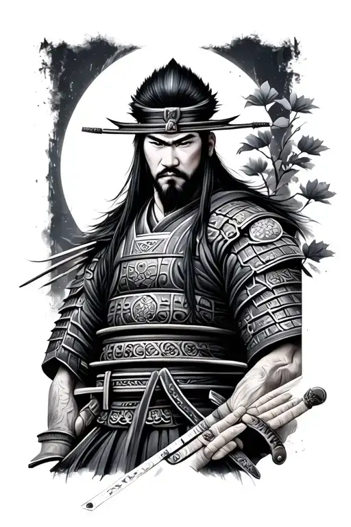 Samurai Forearm Half Sleeve