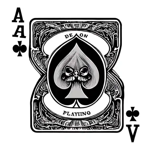 Western Playing Card