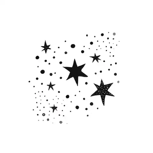 Coverup Stars And Dots
