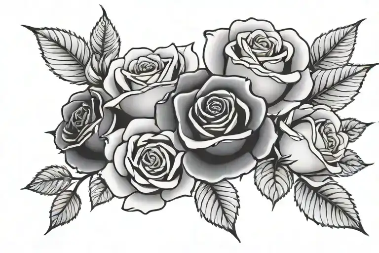 Roses Blooming