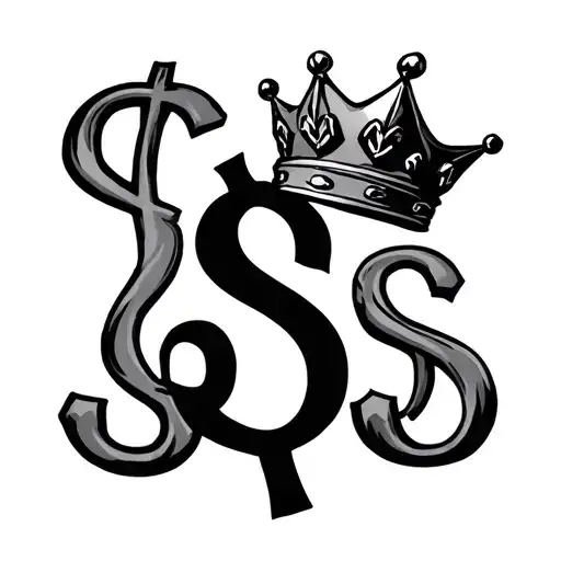Jboss With Crown On Top The J And The Two S As Dollar Signs Small