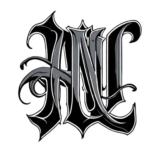 Anthony Name Letters