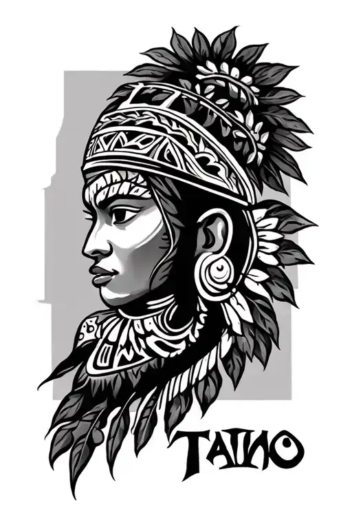 Taino And Dominican-inspired Tribal Design