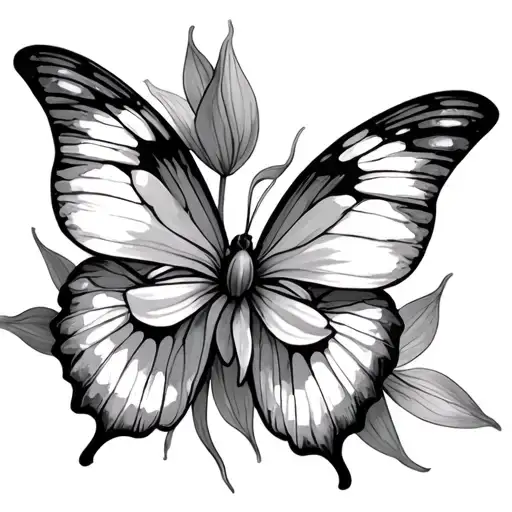 Butterfly Orchid With The Letter E N M K S