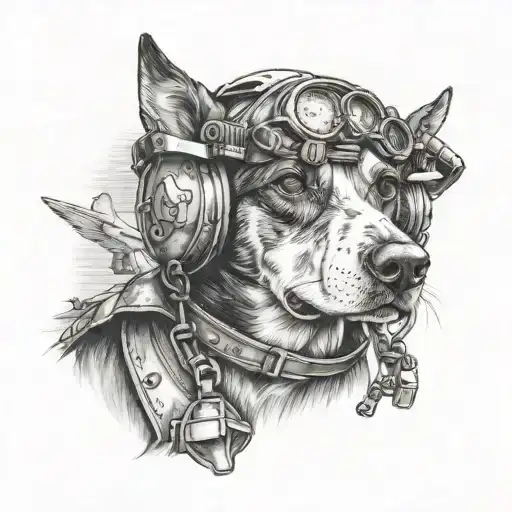 Dog As Copilot In Cockpit