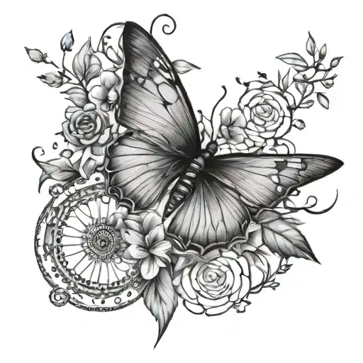 Create A Tattoo That Incorporates The Band Sleep Token And Wabi Sabi - More Line Art