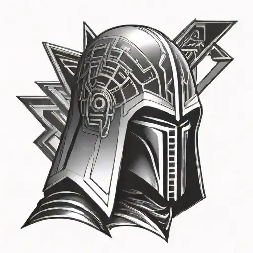 Geometric Darth Revan Mask