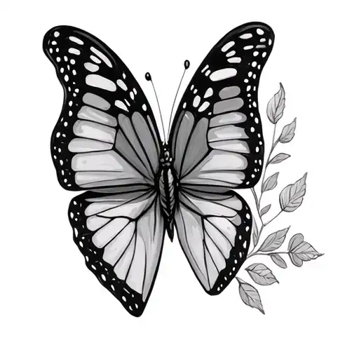 Memorial Butterfly For Grandpa