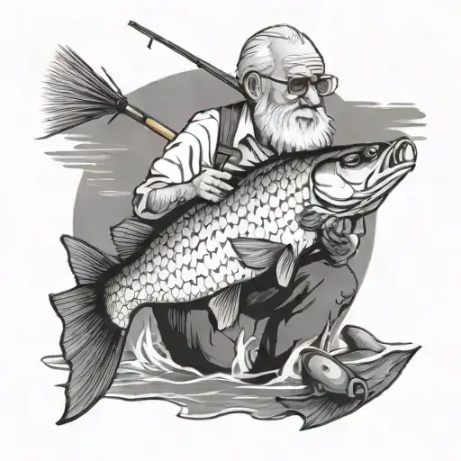 Grandpa Fishing