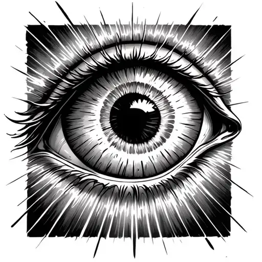 Godly Eyeball Light Rays Coming