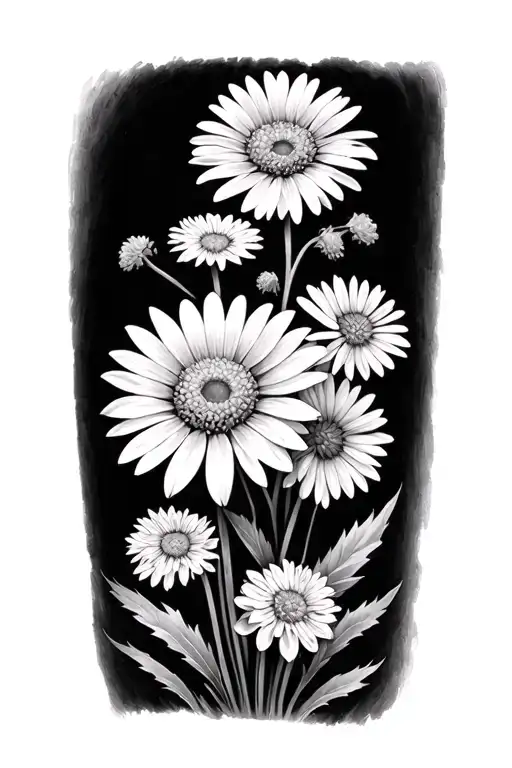 Mandala Daisies Queen Anne's Lace