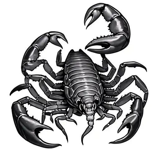 Three Big Scorpions With One Small Scorpion Bunches Together