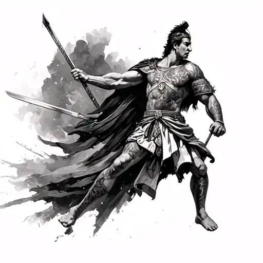 Roman Warrior With