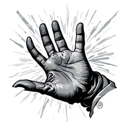 God's Hand And Man