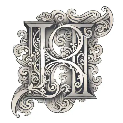 Hollow Letter H