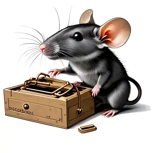 Mice Selling Mousetraps With Suit