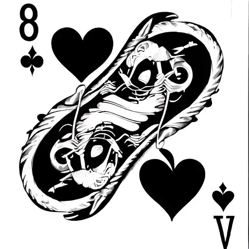 831 Hearts Playing Card