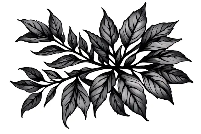 Branch With Leaves