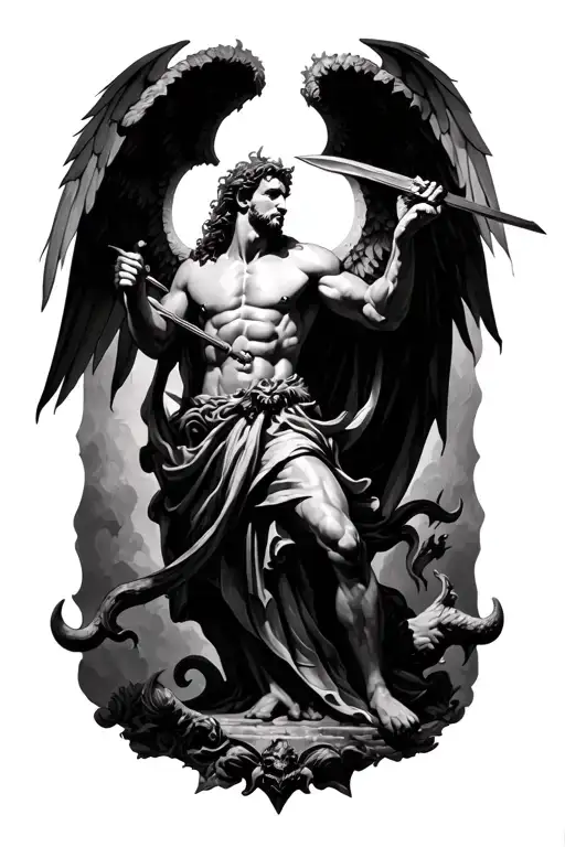 St Michael Slaying The Devil