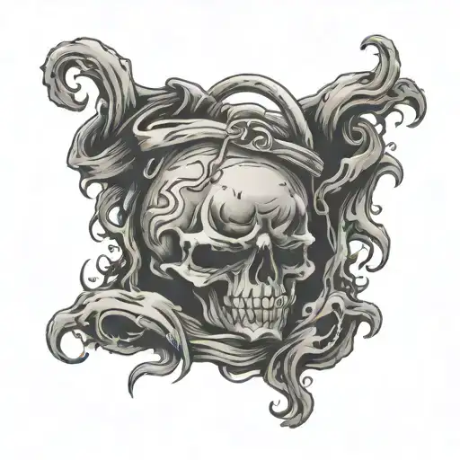 Cool Money Bag And In The Middle Saying Rip Bxmonster