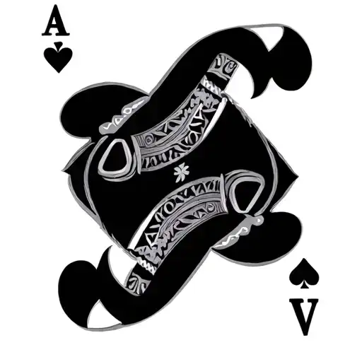 Native American Playing Card King Of Hearts