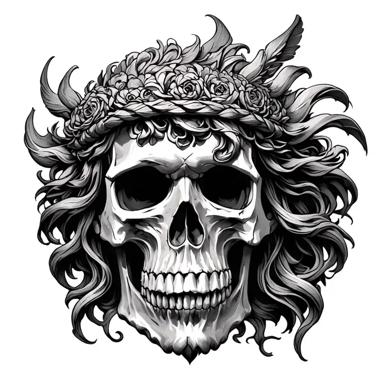 Poseidon In A Skull