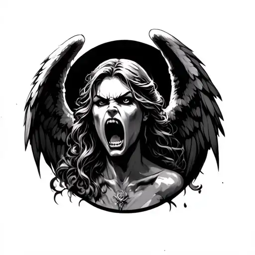 Angel Angry