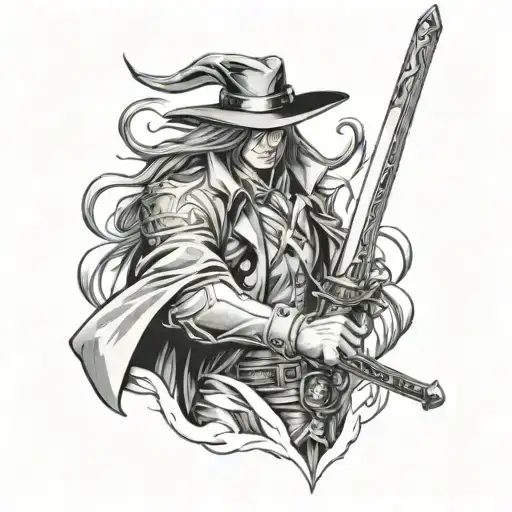 Alucard From Hellsing Ultimate Full Sleeve
