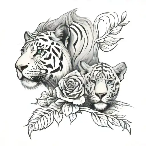 Mother And Son Tatto Idea