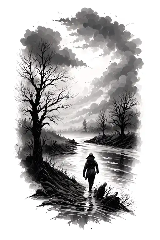 Walking Through The Storm