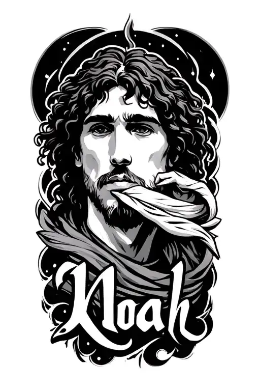 Noah In Nice Lettering