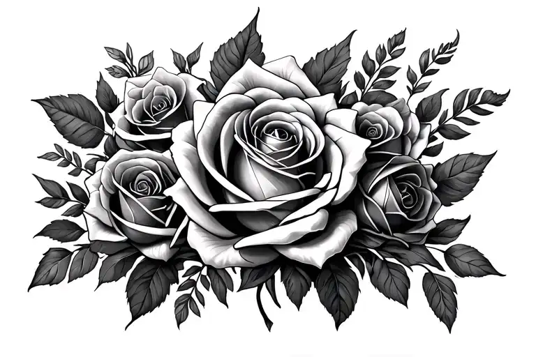 Roses Surrounding Jamila