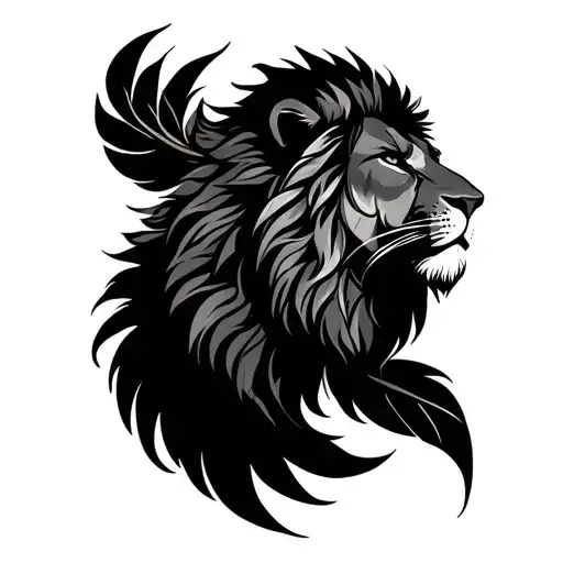 Feather Protection Strength Wisdom Lion Animal