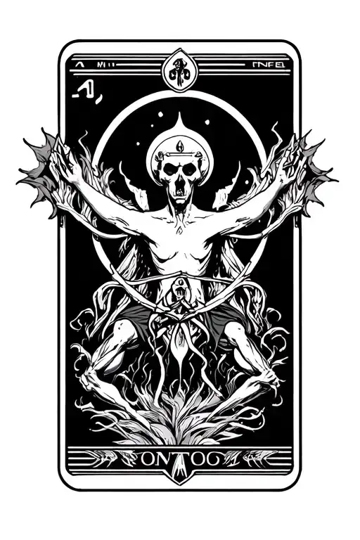 Tarot Card Dark Style