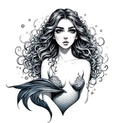 Topless Mermaid