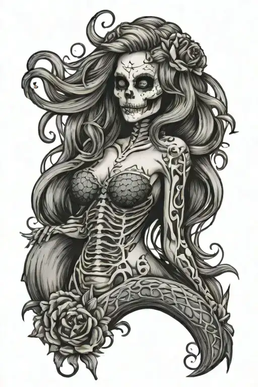 Mermaid Skeleton