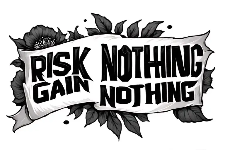 Risk Nothing Gain Nothing